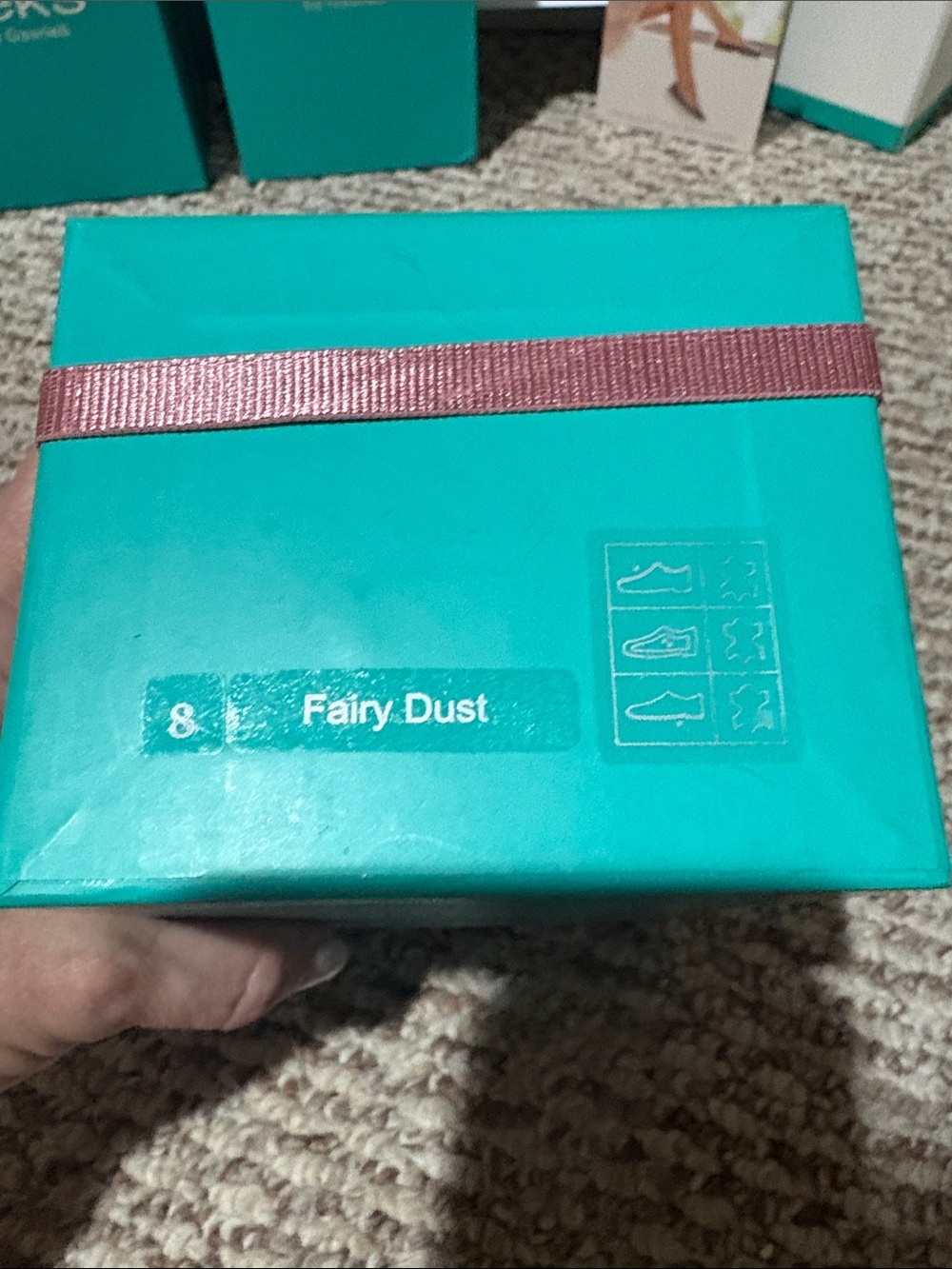 NEW IN BOX:  limited-Edition Tieks Fairy Dust Ballet Flat Sz 8 - Picture 6 of 11